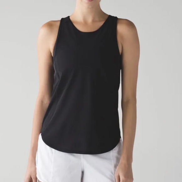 lululemon athletica Tops - lululemon athletica Black Women's Tank Top